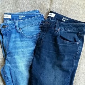 Sonoma skinny jeans (2 pairs)